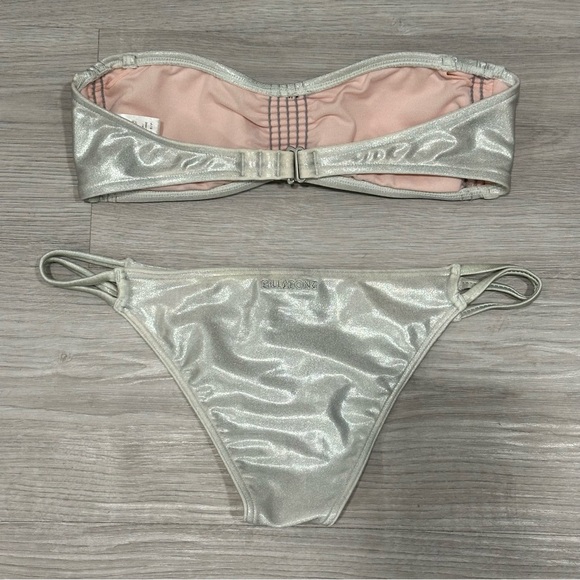 Billabong Metallic Silver Bikini - Picture 6 of 7